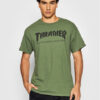 Thrasher Тишърт Skatemag Зелен Regular Fit за Мъже цена