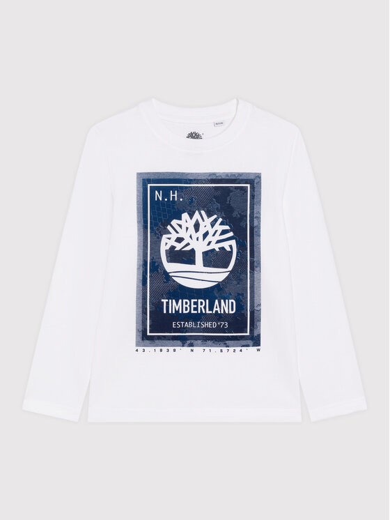 Timberland Блуза T25T39 D Бял Regular Fit за Момчета цена