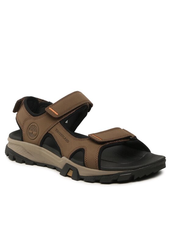 Timberland Сандали Lincoln Peak Strap Sandal TB0A5T489681 Кафяв за Мъже цена