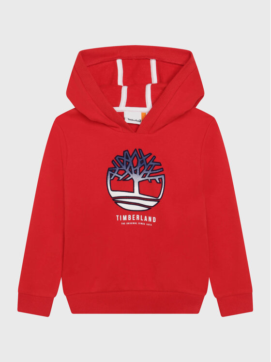 Timberland Суитшърт T25T59 S Червен Regular Fit за Момчета цена