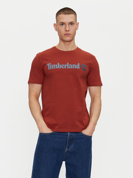 Timberland Тишърт TB0A5UPQ Червен Regular Fit за Мъже цена
