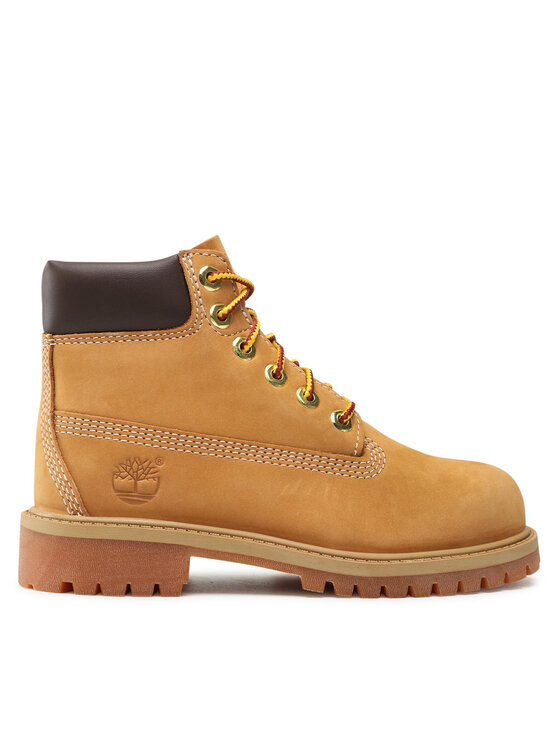 Timberland Туристически oбувки 6 In Premium Wp TB0127097131 Кафяв за Момчета цена