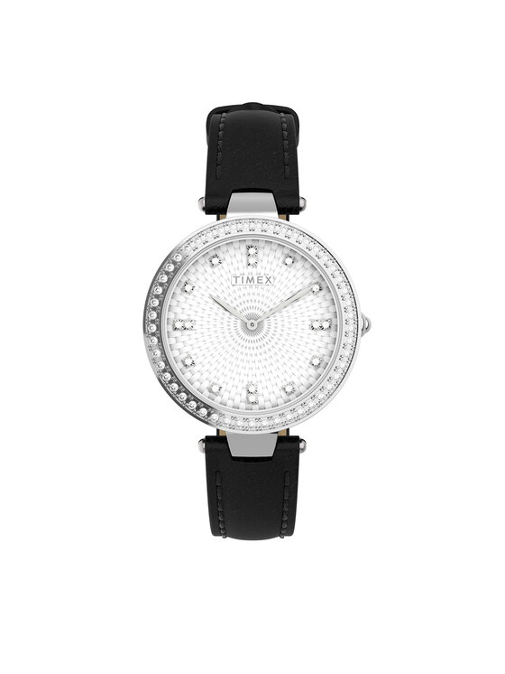 Timex Часовник City TW2V45200 Черен за Жени цена