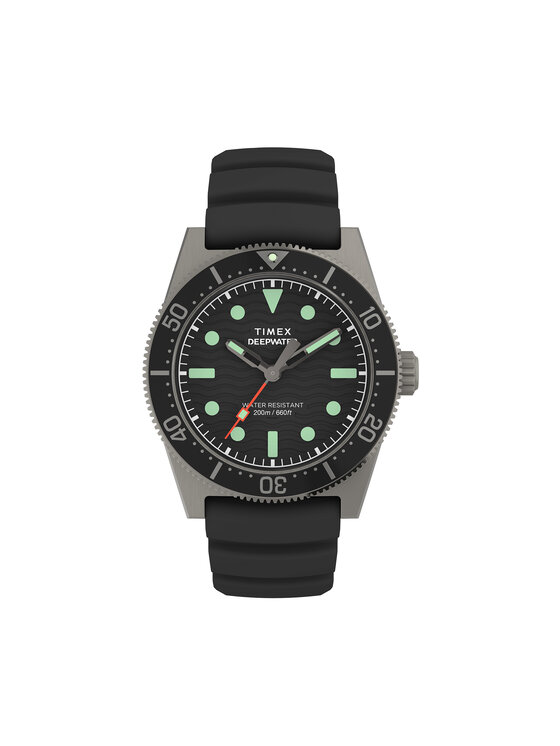 Timex Часовник Deep Water TW2W74700 Сив за Мъже цена