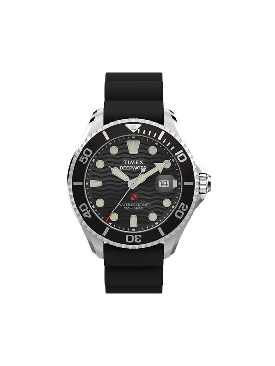 Timex Часовник Deepwater Meridian TW2W81600 Сребрист за Мъже цена