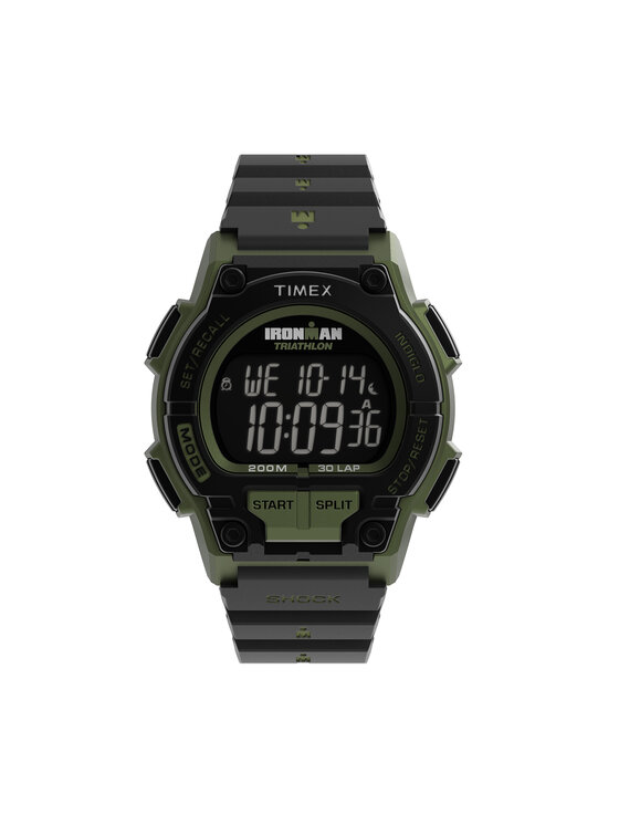 Timex Часовник Ironman Shock TW5M64900 Зелен за Мъже цена