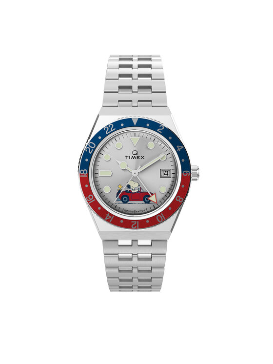 Timex Часовник Timex x Peanuts® Q Timex® GMT TW2W83300 Цветен за Мъже цена