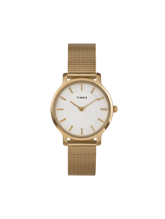 Timex Часовник Transcend TW2Y10300 Златист за Жени цена