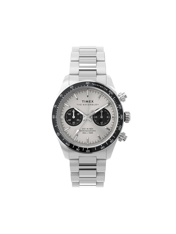 Timex Часовник Waterbury TW2Y19200 Черен за Мъже цена