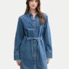 Tom Tailor Denim Дънкова рокля 1045461 Син Regular Fit за Жени цена