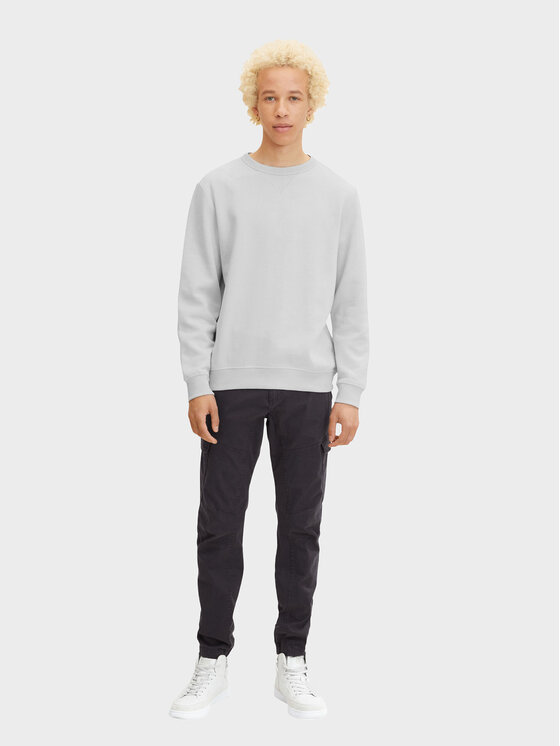 Tom Tailor Denim Текстилни панталони 1032860 Сив Slim Fit за Мъже цена