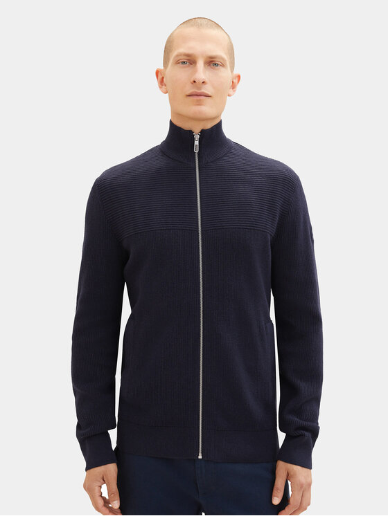 Tom Tailor Пуловер 1038317 Тъмносин Regular Fit за Мъже цена