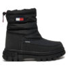 Tommy Hilfiger Апрески Fur Boot T3X5-33715-1695 M Черен за Бебета цена
