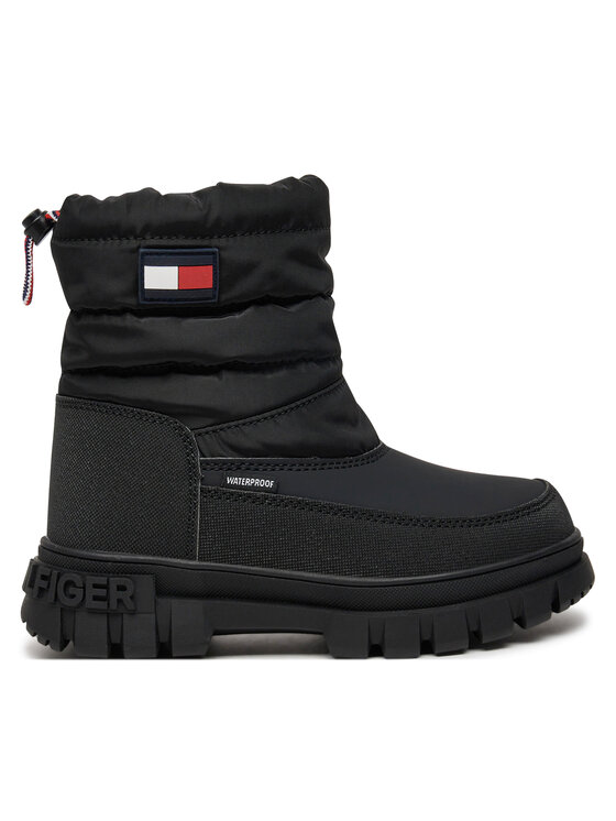 Tommy Hilfiger Апрески Fur Boot T3X5-33715-1695 M Черен за Бебета цена