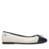Tommy Hilfiger Балеринки Toe Cap Leather Ballerina FW0FW08759 Бежов за Жени цена