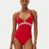 Tommy Hilfiger Бански костюм UW0UW05847 Червен за Жени цена