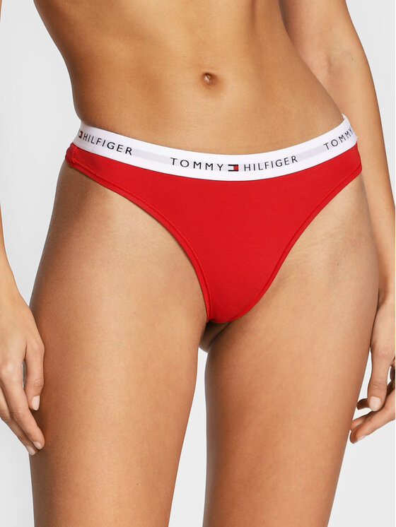 Tommy Hilfiger Бикини тип прашка UW0UW03835 Червен за Жени цена
