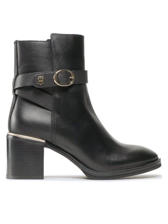 Tommy Hilfiger Боти Belt Heeled FW0FW06766 Черен за Жени цена