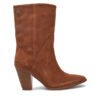 Tommy Hilfiger Боти Mid Cowboy Heel Suede FW0FW08435 Кафяв за Жени цена