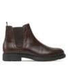 Tommy Hilfiger Боти тип челси Elevated Rounded Lth Chelsea FM0FM04183 Кафяв за Мъже цена
