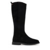 Tommy Hilfiger Ботуши Flag Suede Long Boot Zip FW0FW08178 Черен за Жени цена