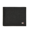 Tommy Hilfiger Голям мъжки портфейл Th Flag Mini Cc Wallet AM0AM13518 Черен за Мъже цена