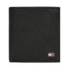 Tommy Hilfiger Портфейл Th Flag Trifold AM0AM13521 Черен цвят на ниска цена