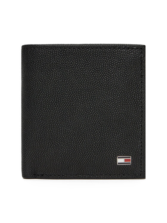Tommy Hilfiger Голям мъжки портфейл Th Flag Trifold AM0AM13521 Черен за Мъже цена