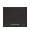 Tommy Hilfiger Голям мъжки портфейл Th Foundation Cc And Coin AM0AM13508 Черен за Мъже цена