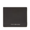 Tommy Hilfiger Голям мъжки портфейл Th Foundation Mini Cc Wallet AM0AM13507 Черен за Мъже цена