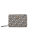 Tommy Hilfiger Голям мъжки портфейл Th Jacquard Med Za AW0AW17479 Тъмносин за Жени цена