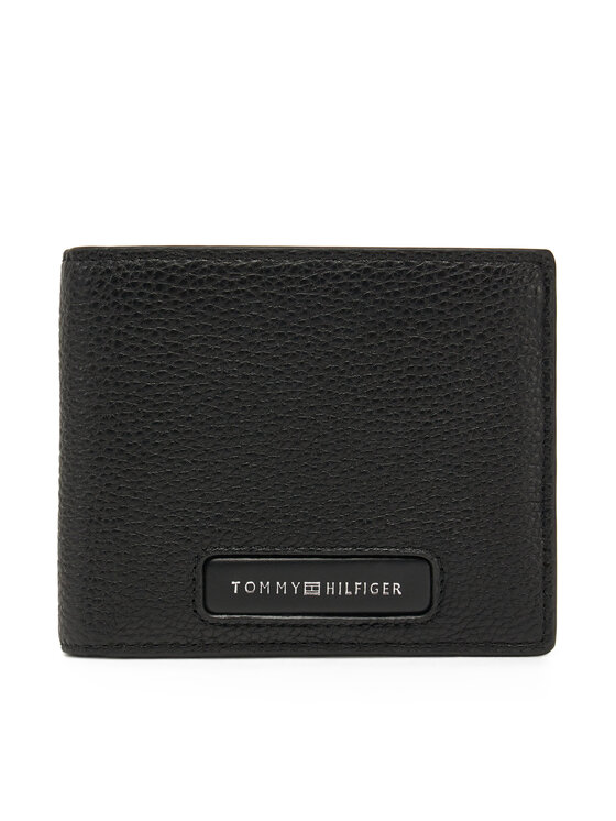 Tommy Hilfiger Голям мъжки портфейл Th Monogram Cc And Coin AM0AM13252 Черен за Мъже цена