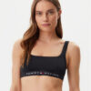 Tommy Hilfiger Горнище на бански UW0UW04108 Черен за Жени цена