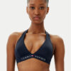 Tommy Hilfiger Горнище на бански UW0UW05813 Тъмносин за Жени цена