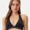 Tommy Hilfiger Горнище на бански UW0UW05813 Черен за Жени цена
