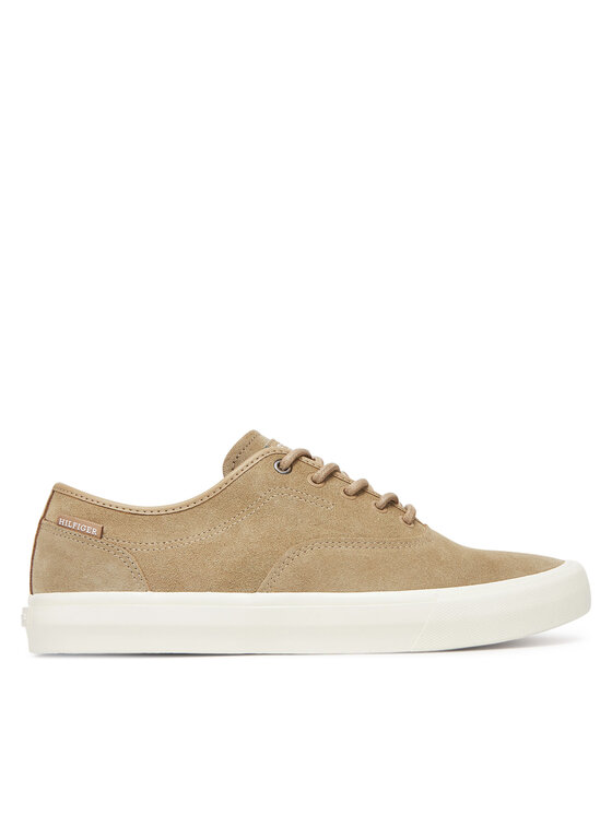 Tommy Hilfiger Гуменки Hi Vulc Low Oxford Suede FM0FM05401 Бежов за Мъже цена