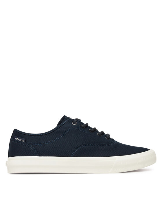 Tommy Hilfiger Гуменки Hi Vulc Low Oxford Twill FM0FM05400 Тъмносин за Мъже цена