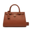Tommy Hilfiger Дамска чанта American Icon Mini Tote Leather AW0AW17188 Кафяв за Жени цена