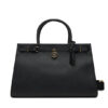 Tommy Hilfiger Дамска чанта American Icon Tote Leather AW0AW17185 Черен за Жени цена