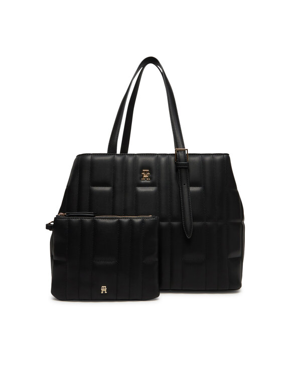 Tommy Hilfiger Дамска чанта Th Feminine Tote AW0AW17452 Черен за Жени цена