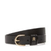 Tommy Hilfiger Дамски колан Essential Effortless 2.5 Go AW0AW16836 Черен за Жени цена