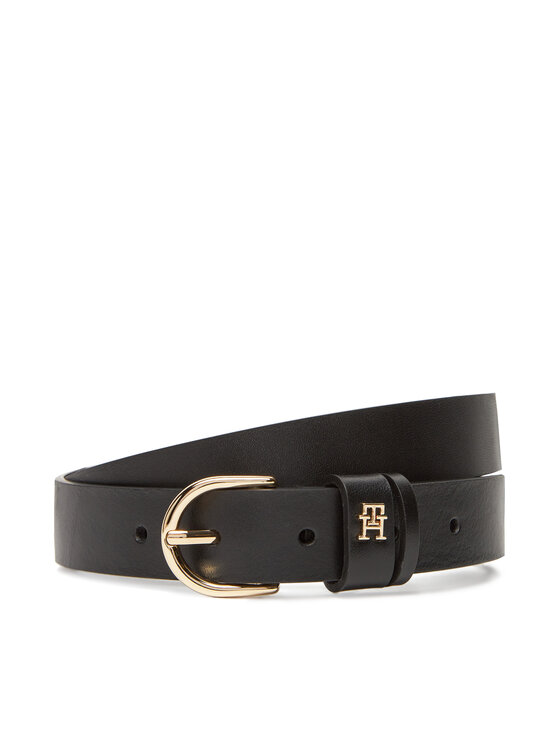 Tommy Hilfiger Дамски колан Essential Effortless 2.5 Go AW0AW16836 Черен за Жени цена