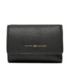 Tommy Hilfiger Дамски портфейл Logotape Trifold AW0AW17477 Черен за Жени цена
