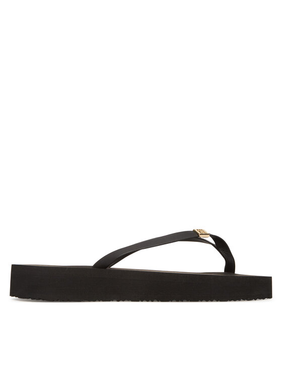 Tommy Hilfiger Джапанки Elevated Chic Beach Sandal FW0FW08523 Черен за Жени цена