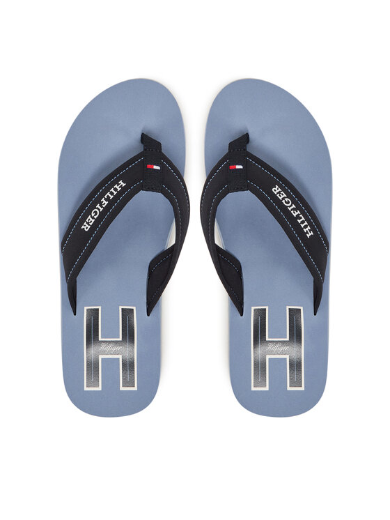 Tommy Hilfiger Джапанки Hilfiger H Padded Beach Sandal FM0FM05536 Тъмносин за Мъже цена