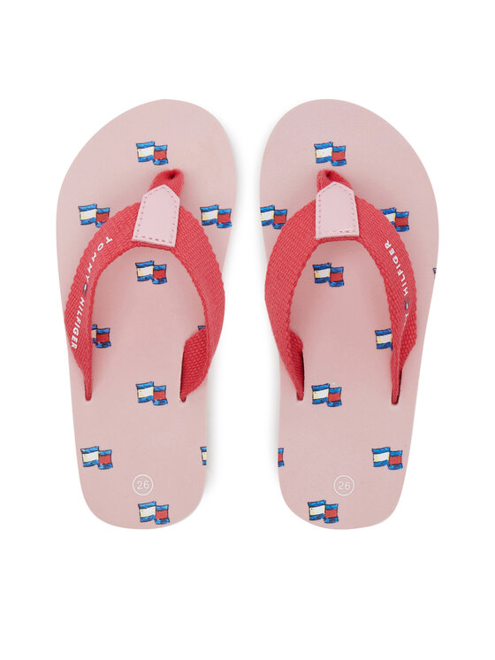 Tommy Hilfiger Джапанки T3A8-33807-0058X M Розов за Момичета цена