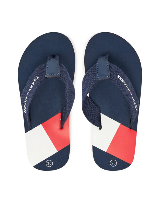 Tommy Hilfiger Джапанки T3X8-33908-0058 M Тъмносин за Момчета цена