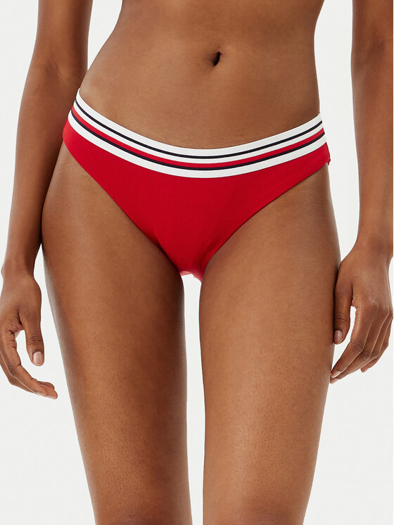 Tommy Hilfiger Долнище на бански UW0UW05830 Червен за Жени цена