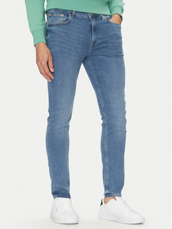 Tommy Hilfiger Дънки Bleecker MW0MW38823 Син Slim Fit за Мъже цена