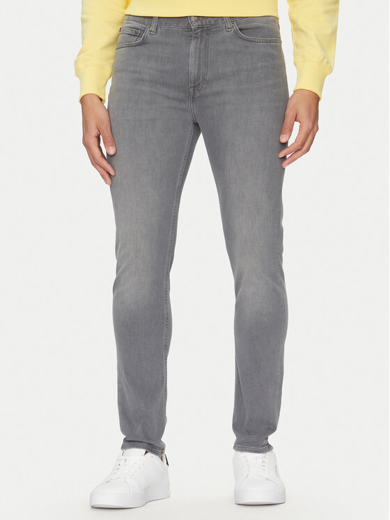 Tommy Hilfiger Дънки Bleecker MW0MW38828 Сив Slim Fit за Мъже цена